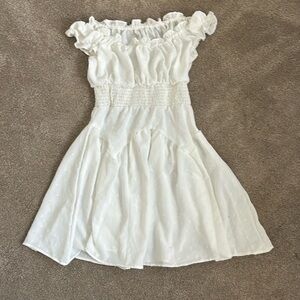 White cotton dress small size